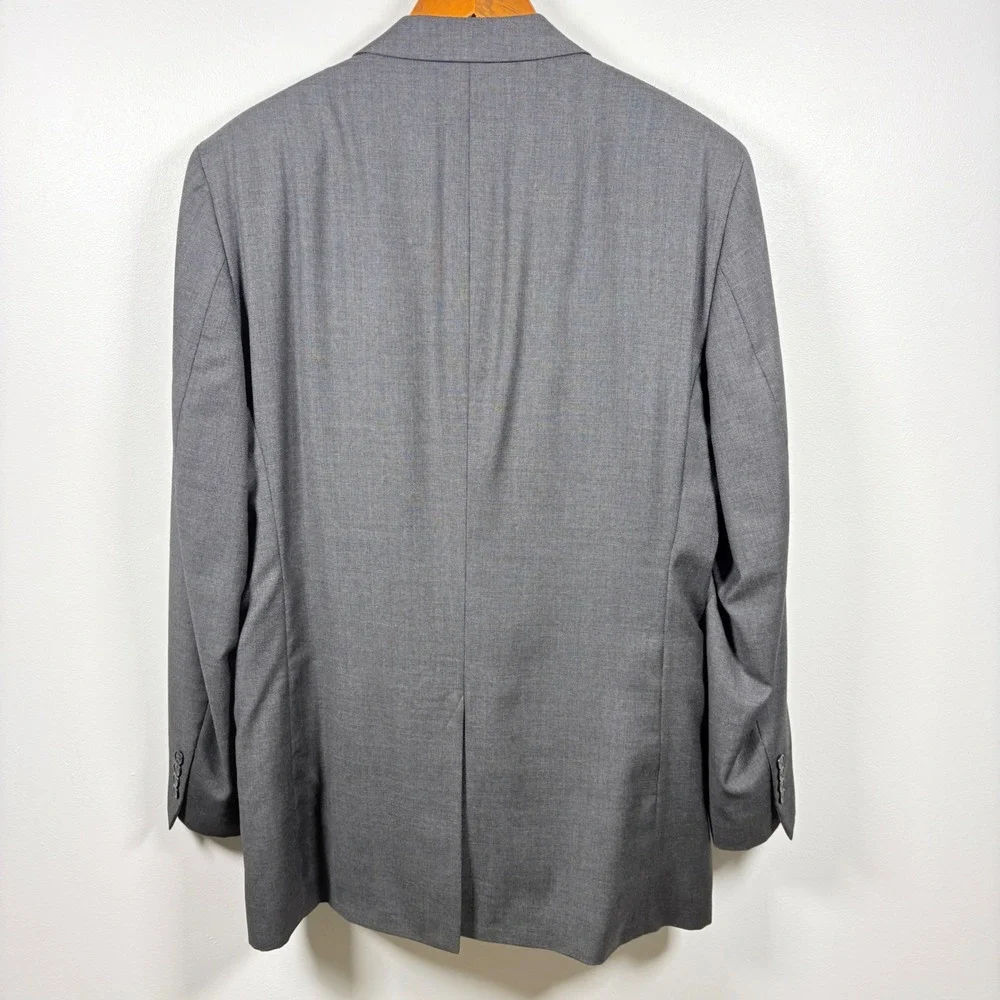 Jos. A.‎ Bank Signature Collection Men Charcoal Gray 100% Wool Suit 44L